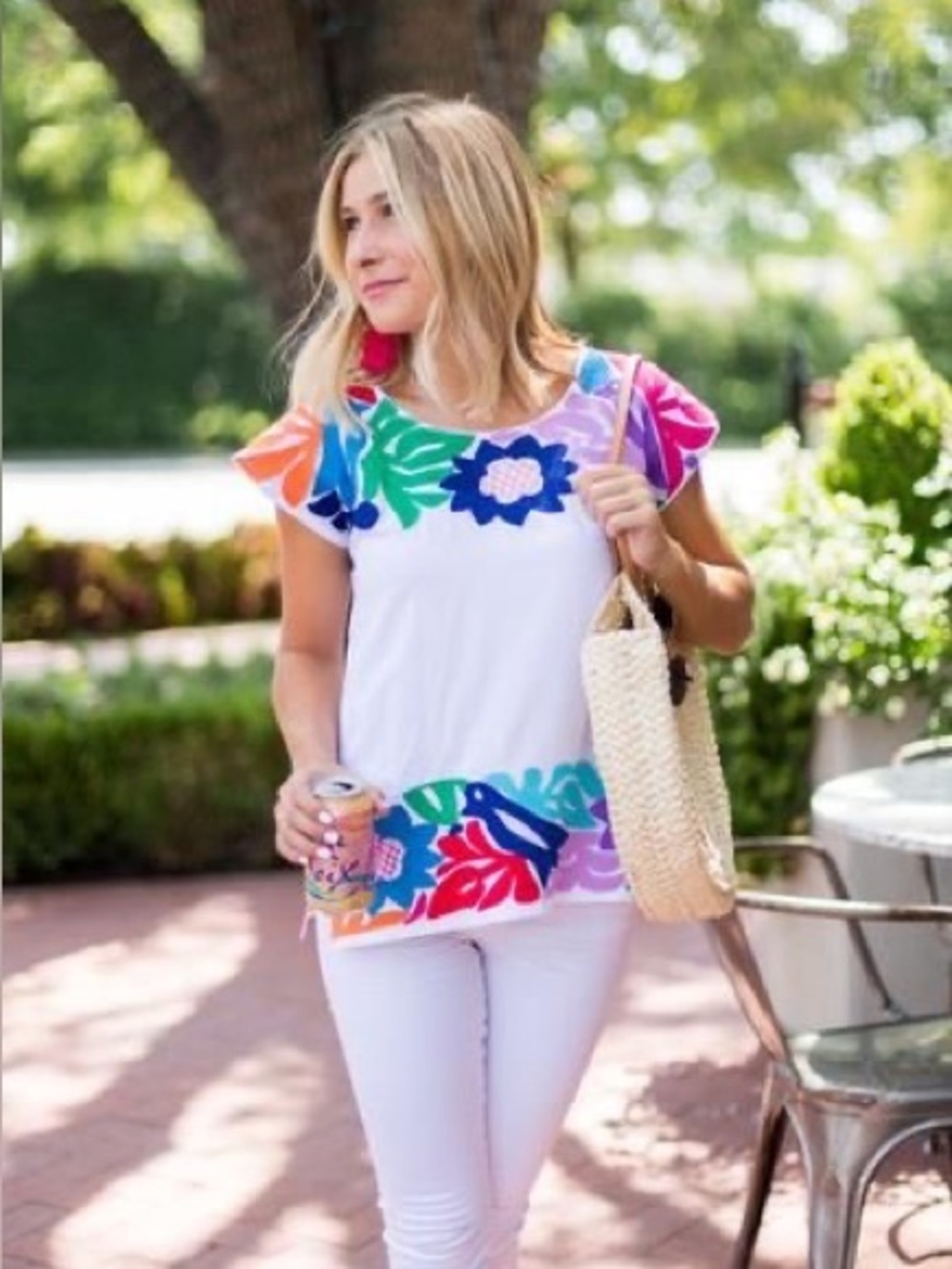J. Marie Embroidered Maya Top